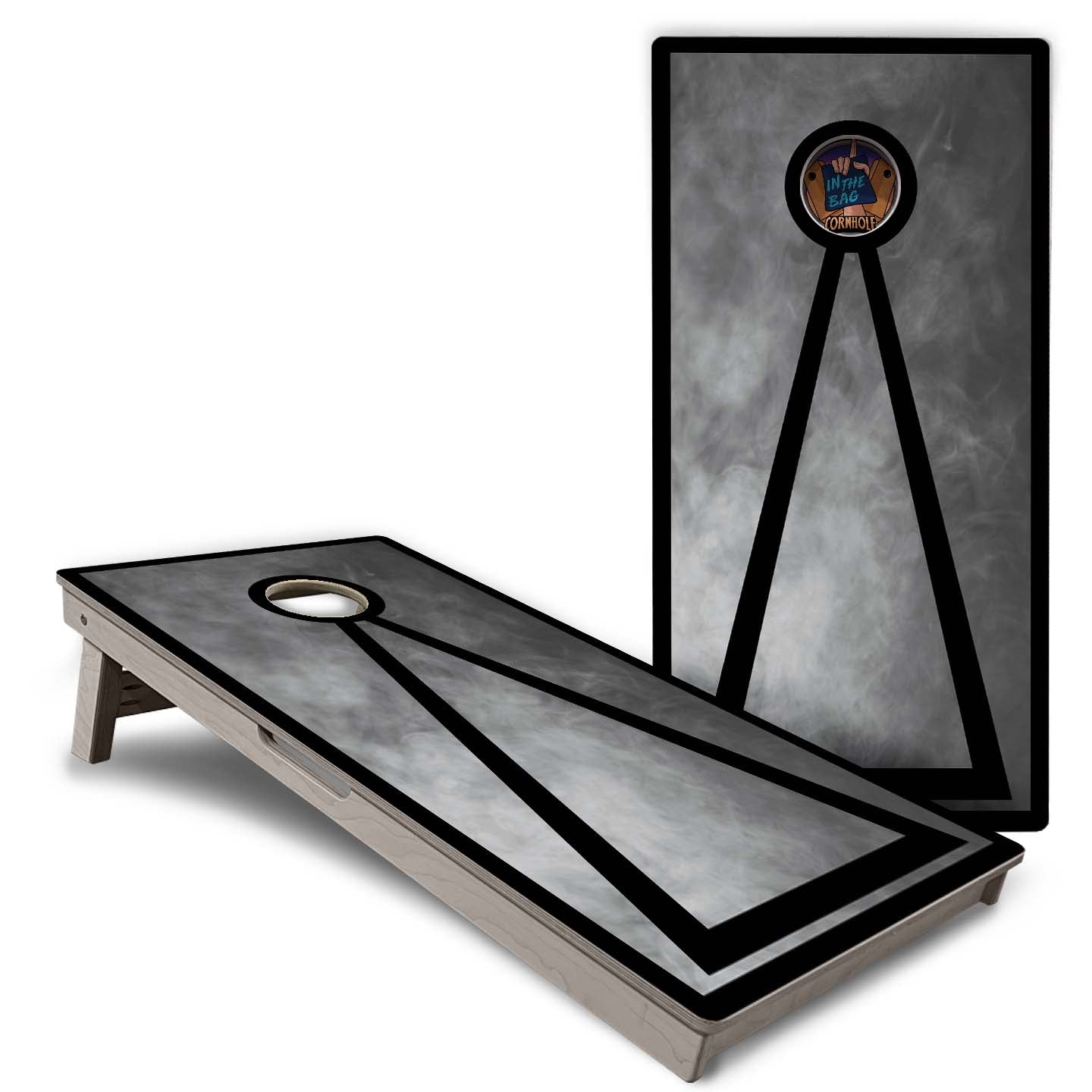 "Smoke Triangle" Cornhole Boards
