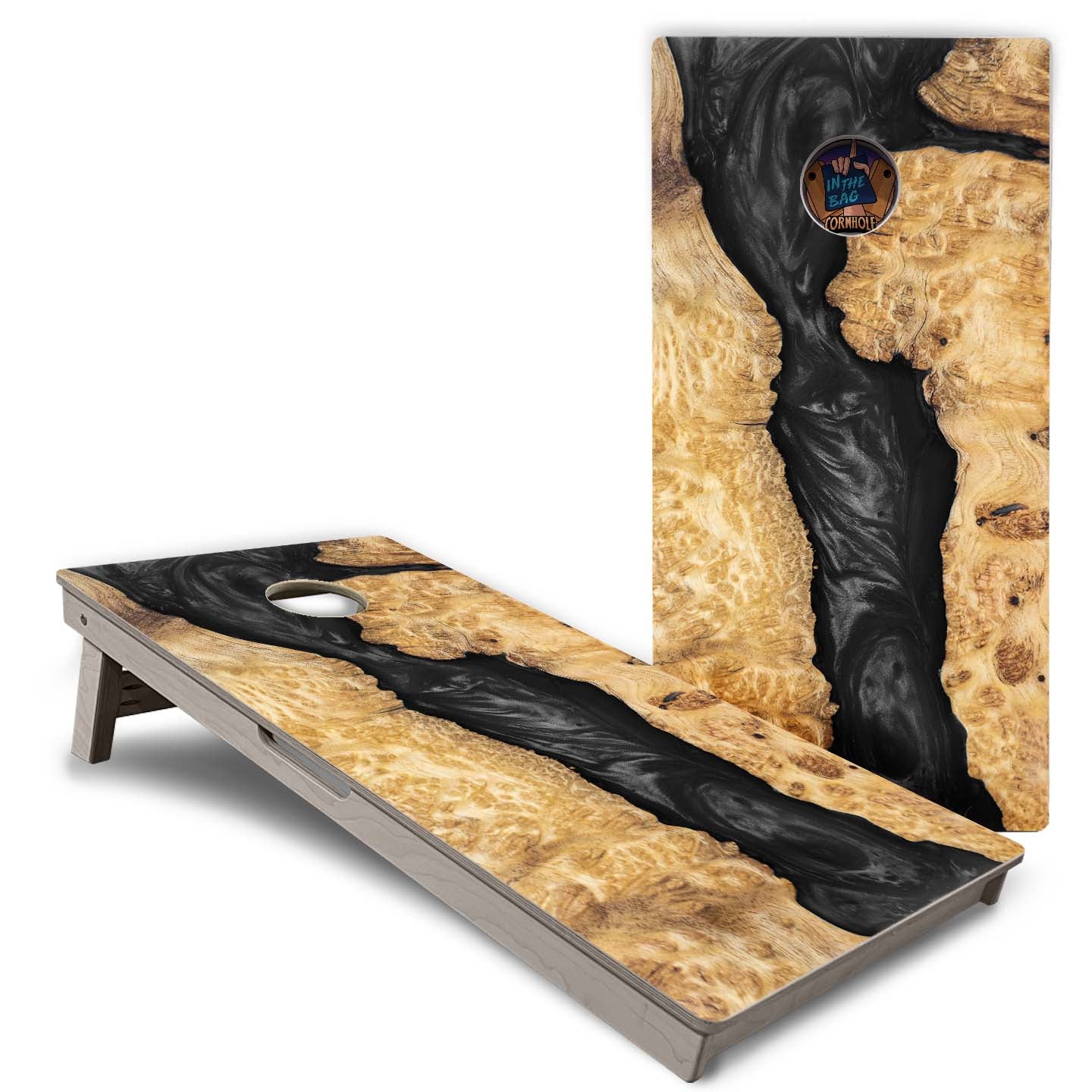 "Epoxy Print (not actual epoxy)" Cornhole Boards