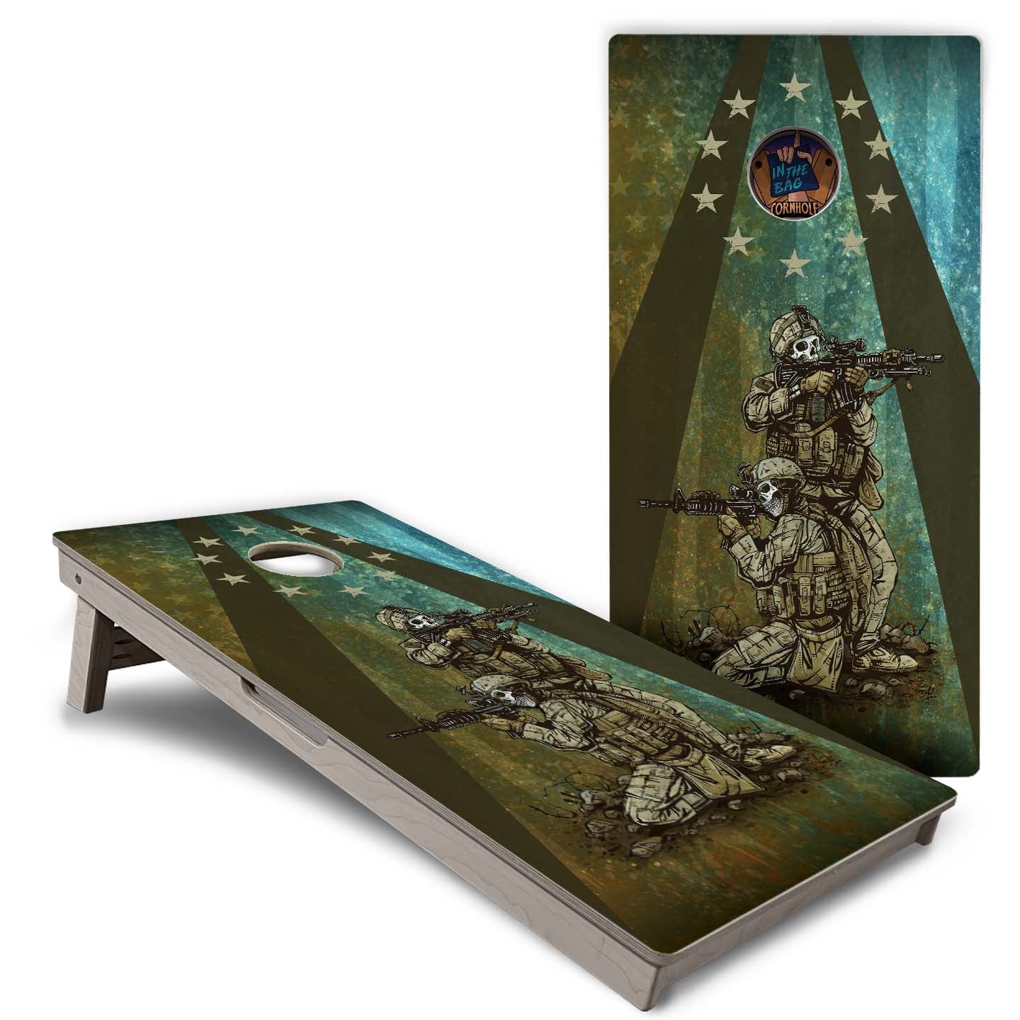 "Got Your Six" By David Lozeau Cornhole Boards