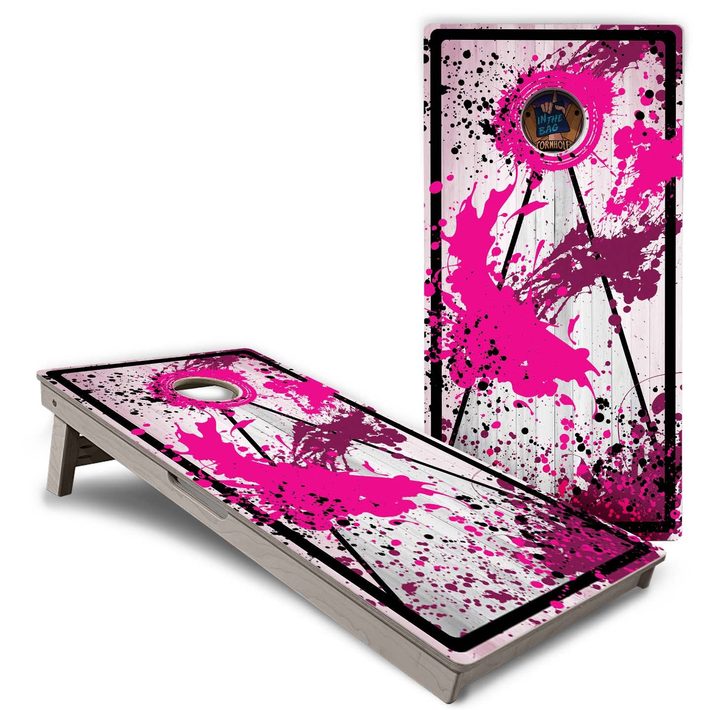 "Color Splash" Cornhole Boards
