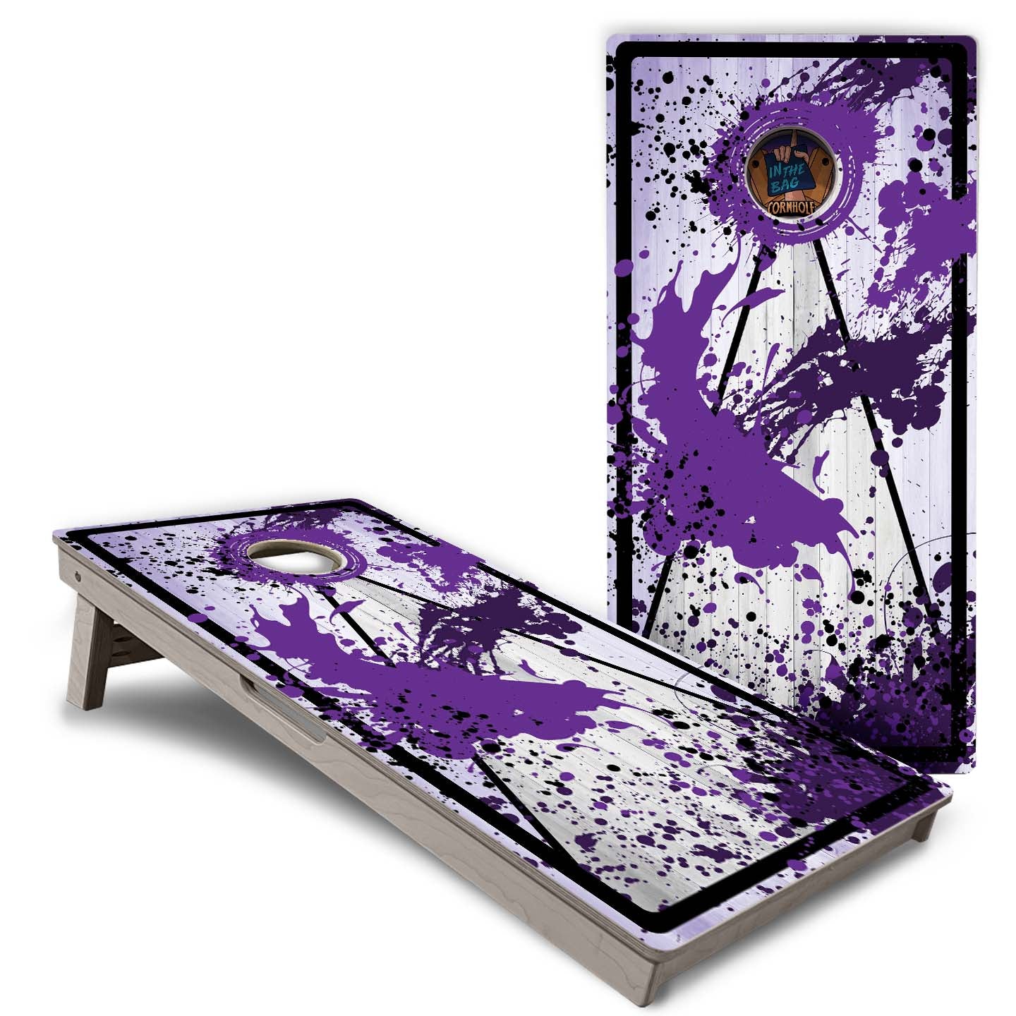 "Color Splash" Cornhole Boards