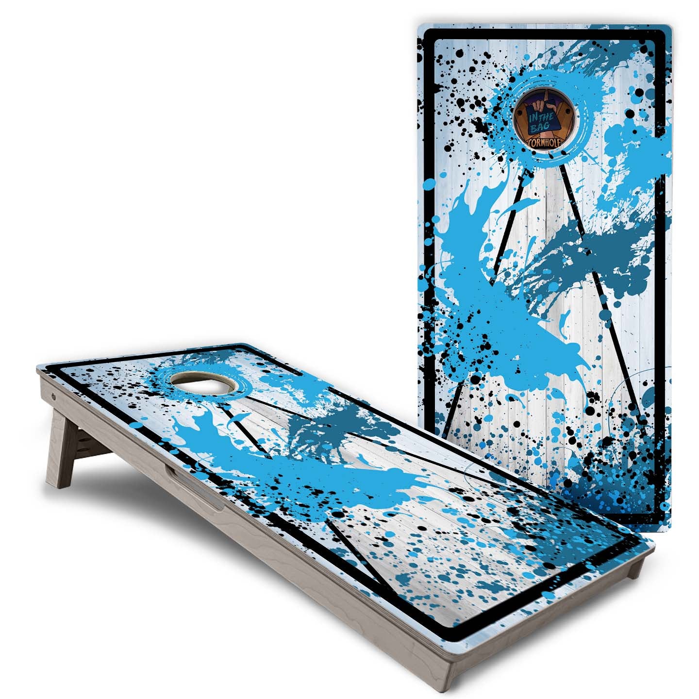 "Color Splash" Cornhole Boards