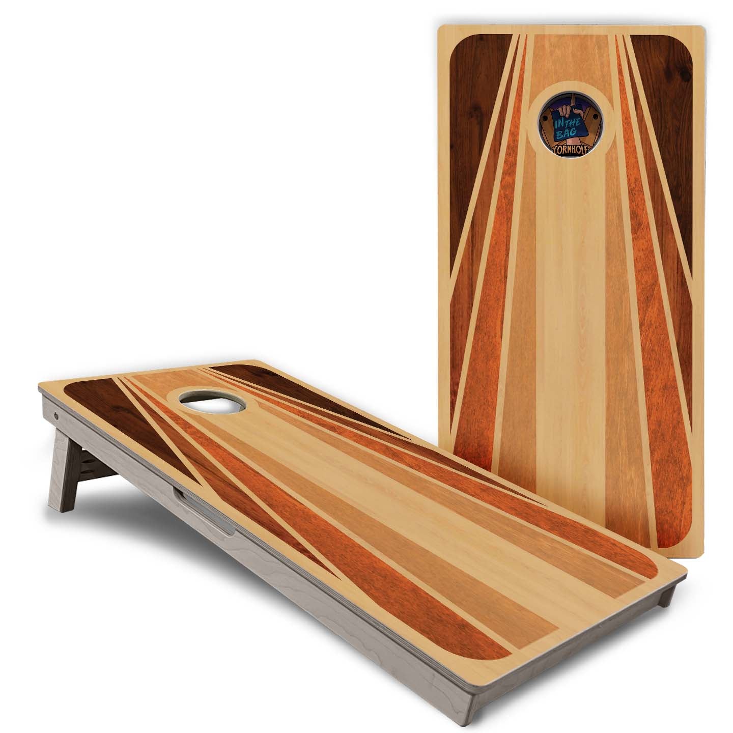 "Retro Wood" Cornhole Boards