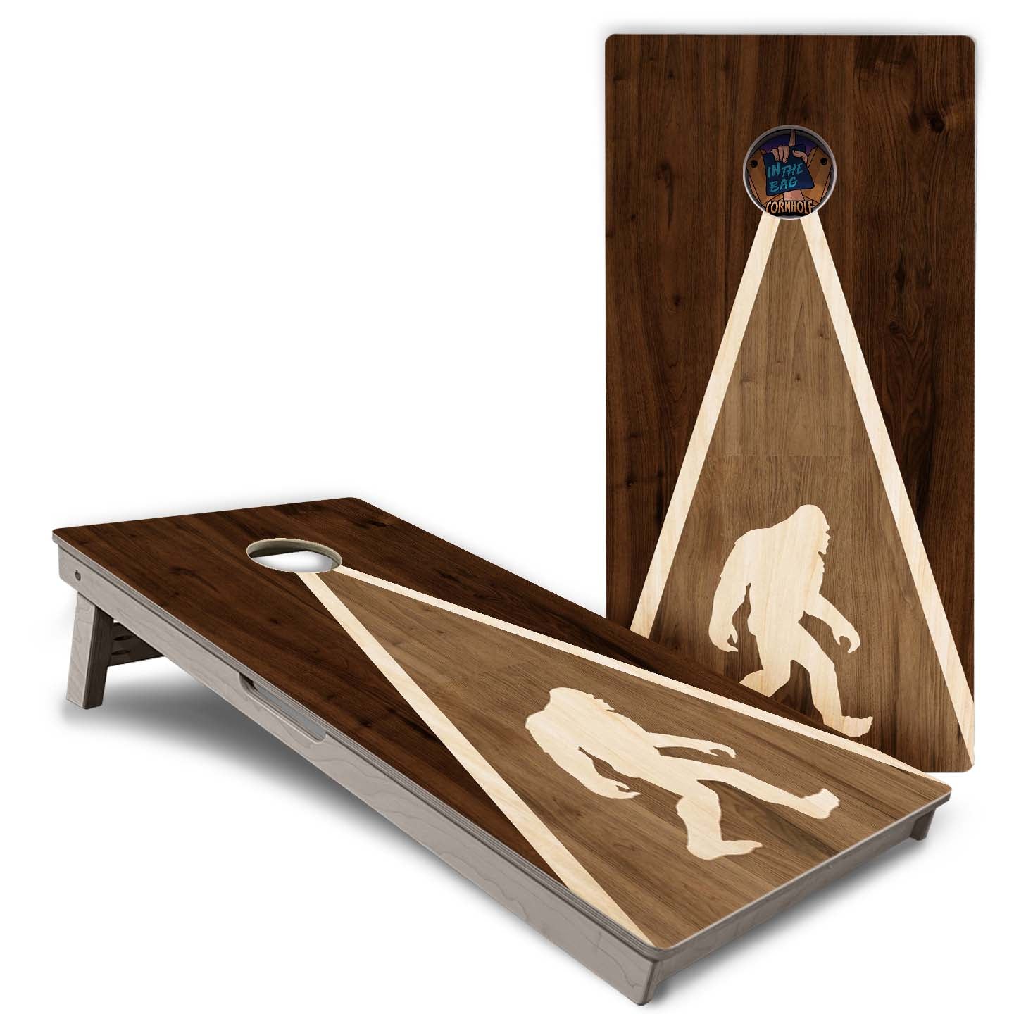 "Bigfoot Triangle" Cornhole Boards