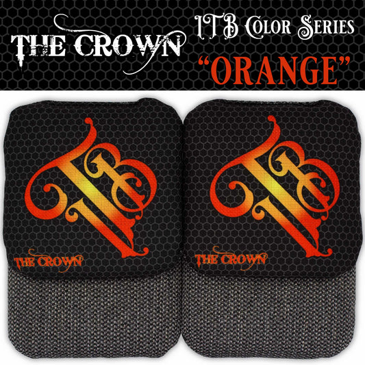 THE CROWN Cornhole Bags "ITB Color: Orange"