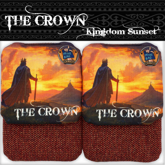 THE CROWN Cornhole Bags "Kingdom Sunset"