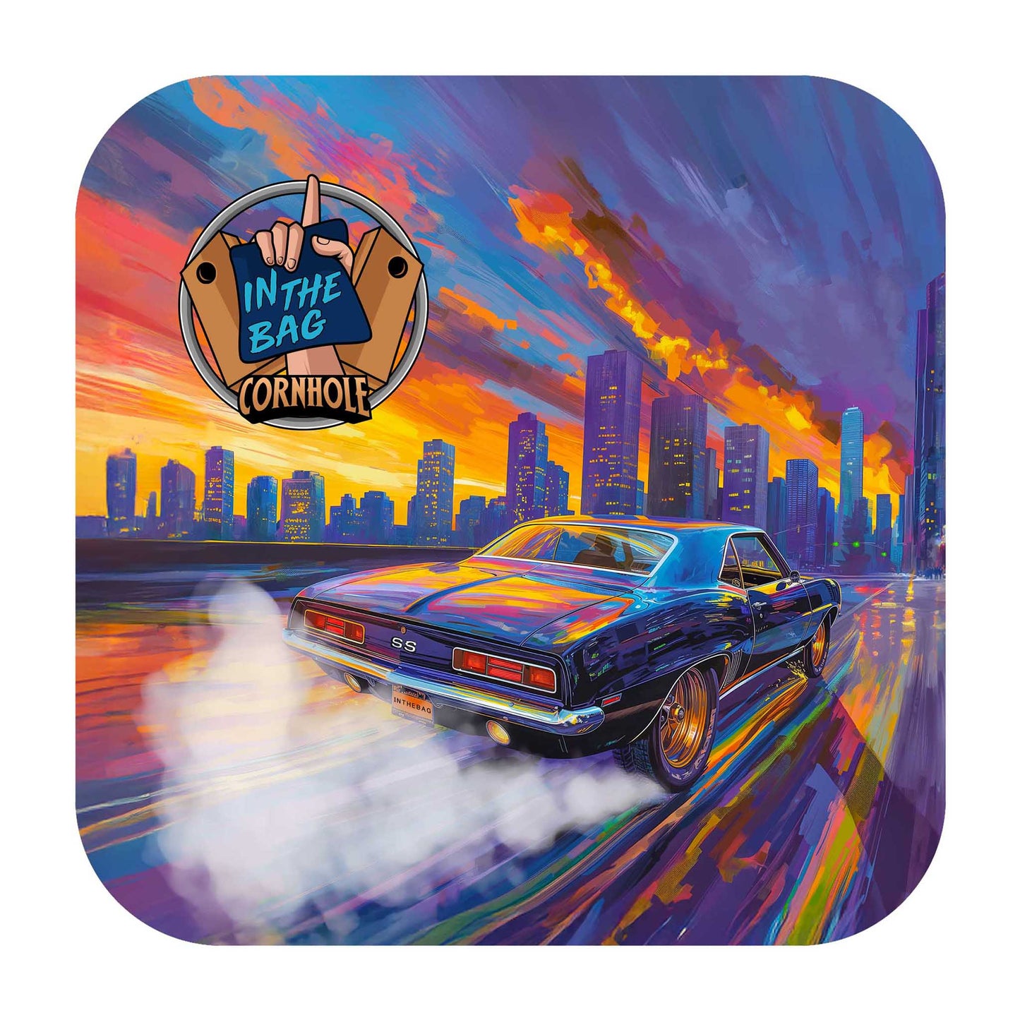 HASTE Cornhole Bags "Burn Rubber"