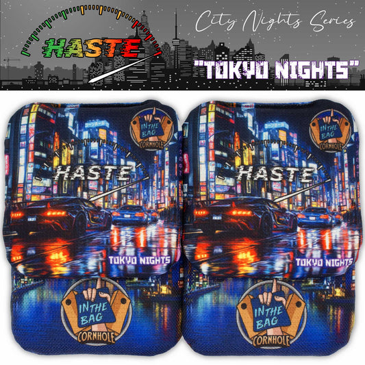 HASTE Cornhole Bags "City Nights Series: Tokyo Nights"