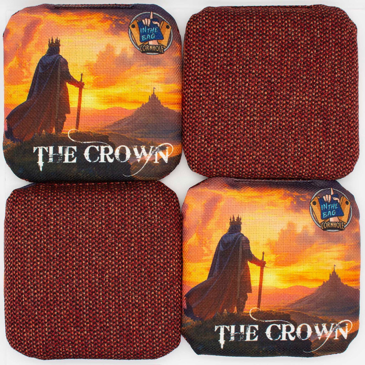 THE CROWN Cornhole Bags "Kingdom Sunset"