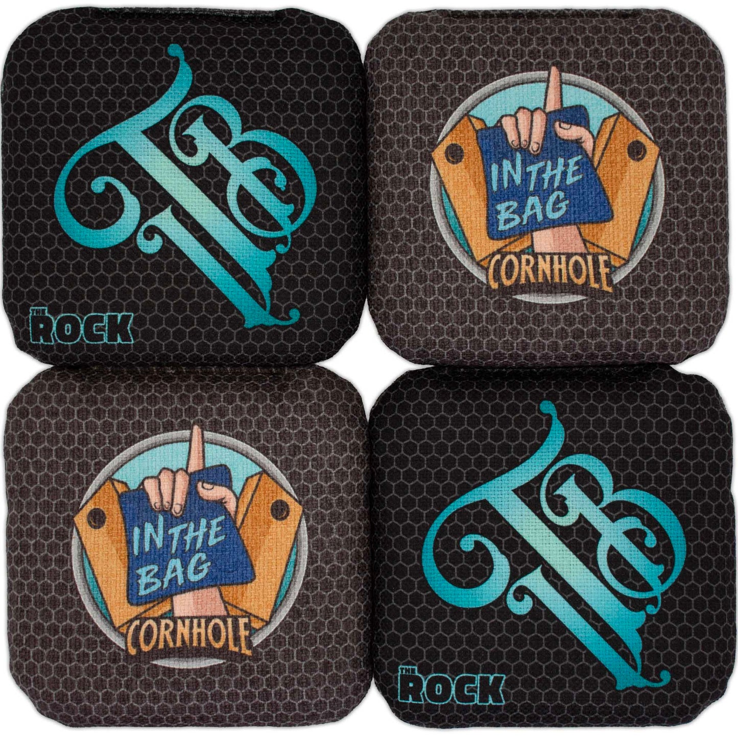 THE ROCK Cornhole Bags "ITB Color: Teal"