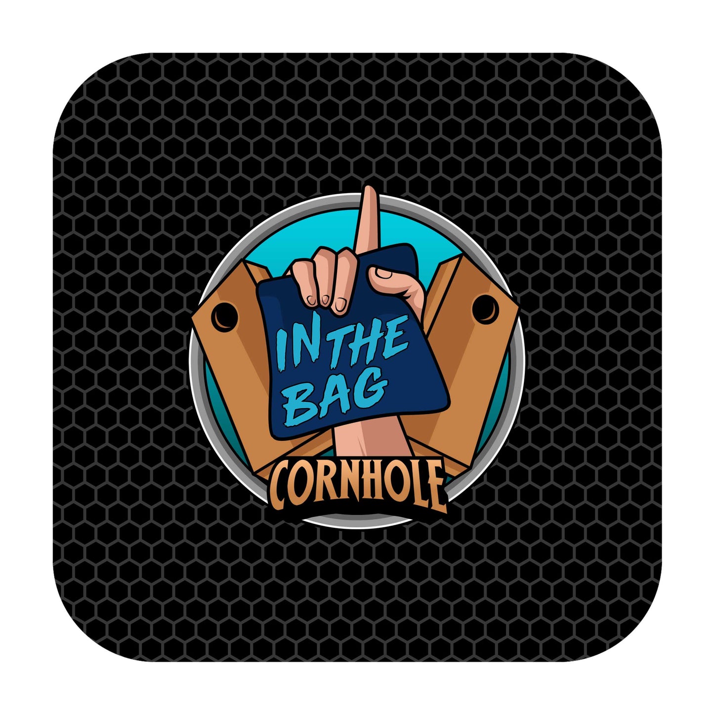THE ROCK Cornhole Bags "ITB Color: Teal"