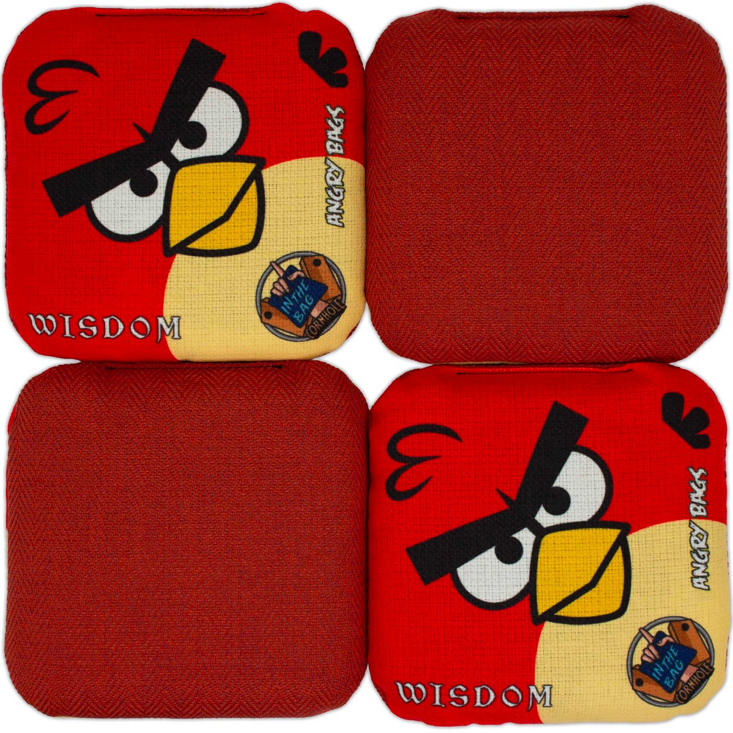 WISDOM Cornhole Bags "Angry Bags"
