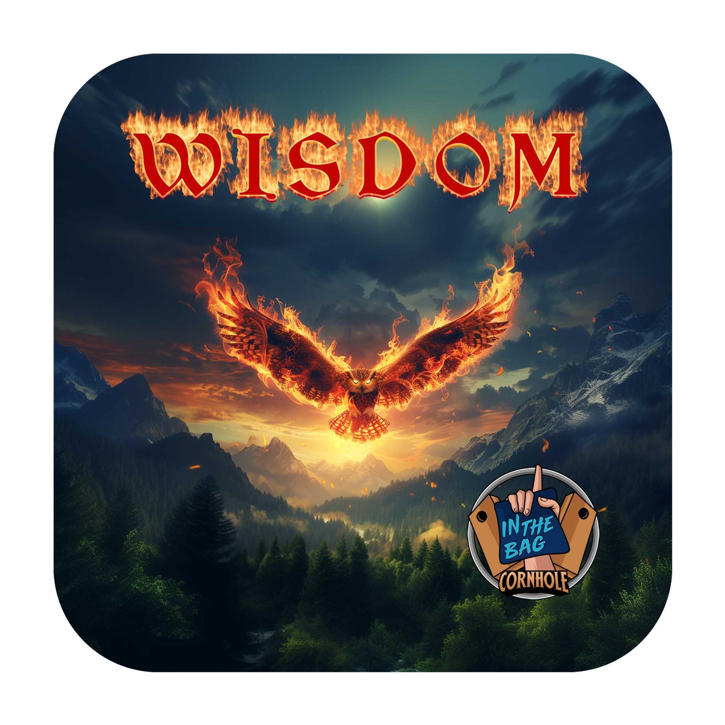WISDOM Cornhole Bags "Fire Flight"
