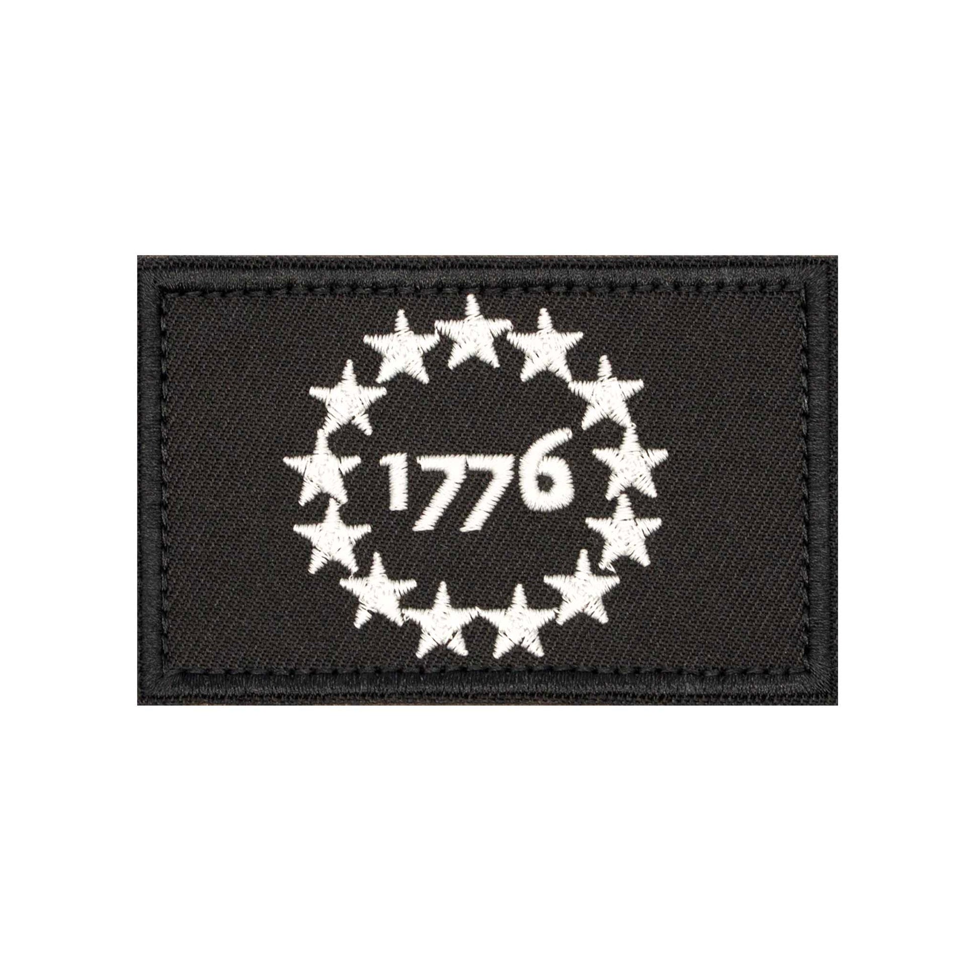 "1776" Embroidered Velcro Patch – In The Bag Cornhole