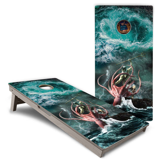 "Poseidon" Cornhole Boards