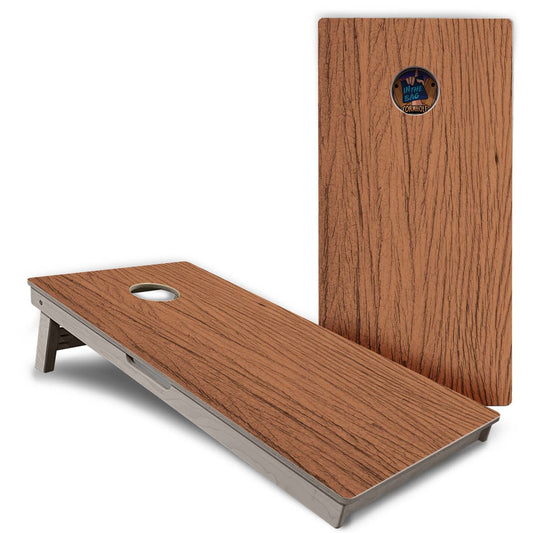 "Brown Wood" Cornhole Boards