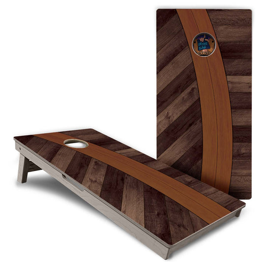 "Curved Wood" Cornhole Boards