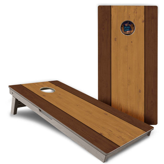 "Two Tone Wood" Cornhole Boards