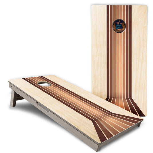 "Retro Lines" Cornhole Boards