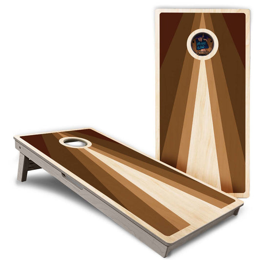"Retro Triangle" Cornhole Boards