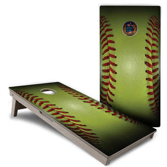 "Softball" Cornhole Boards