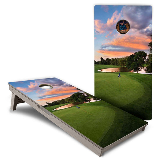 "Golf Sunset 2" Cornhole Boards