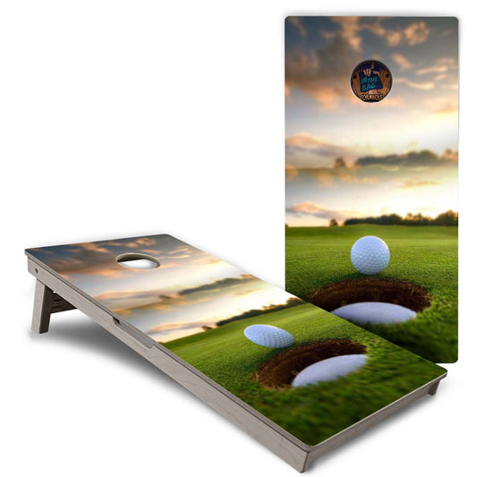 "Golf Sunset 1" Cornhole Boards