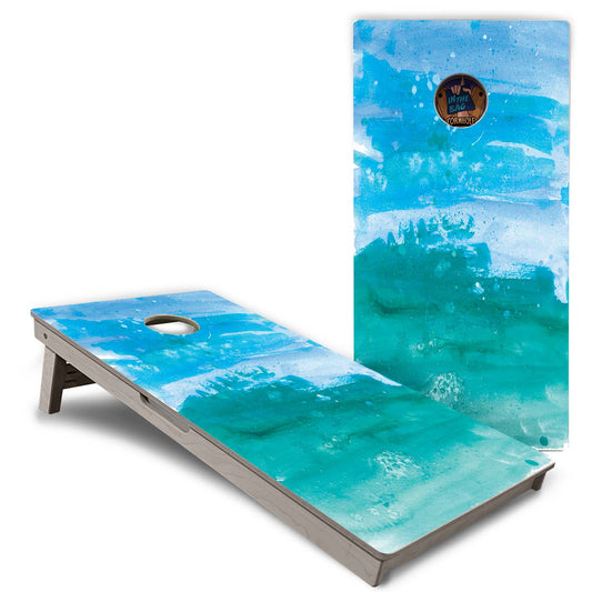 "Ocean Abstract" Cornhole Boards