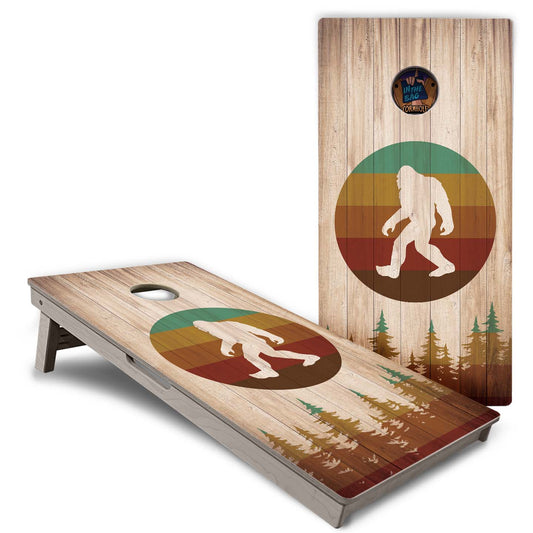"Bigfoot Circle" Cornhole Boards
