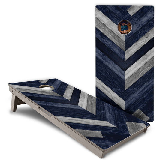 "Herringbone Colored" Cornhole Boards