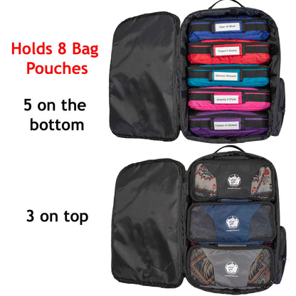 Cornhole Backpack for 8 Sets of Bags (Version 2)