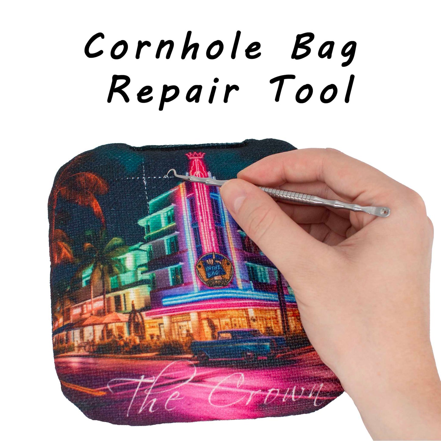 Cornhole Bag Shaver and Repair Tool Combo ($5 Savings)