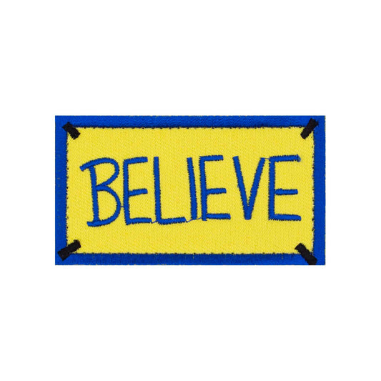 "Ted Lasso: Believe" Embroidered Velcro Patch