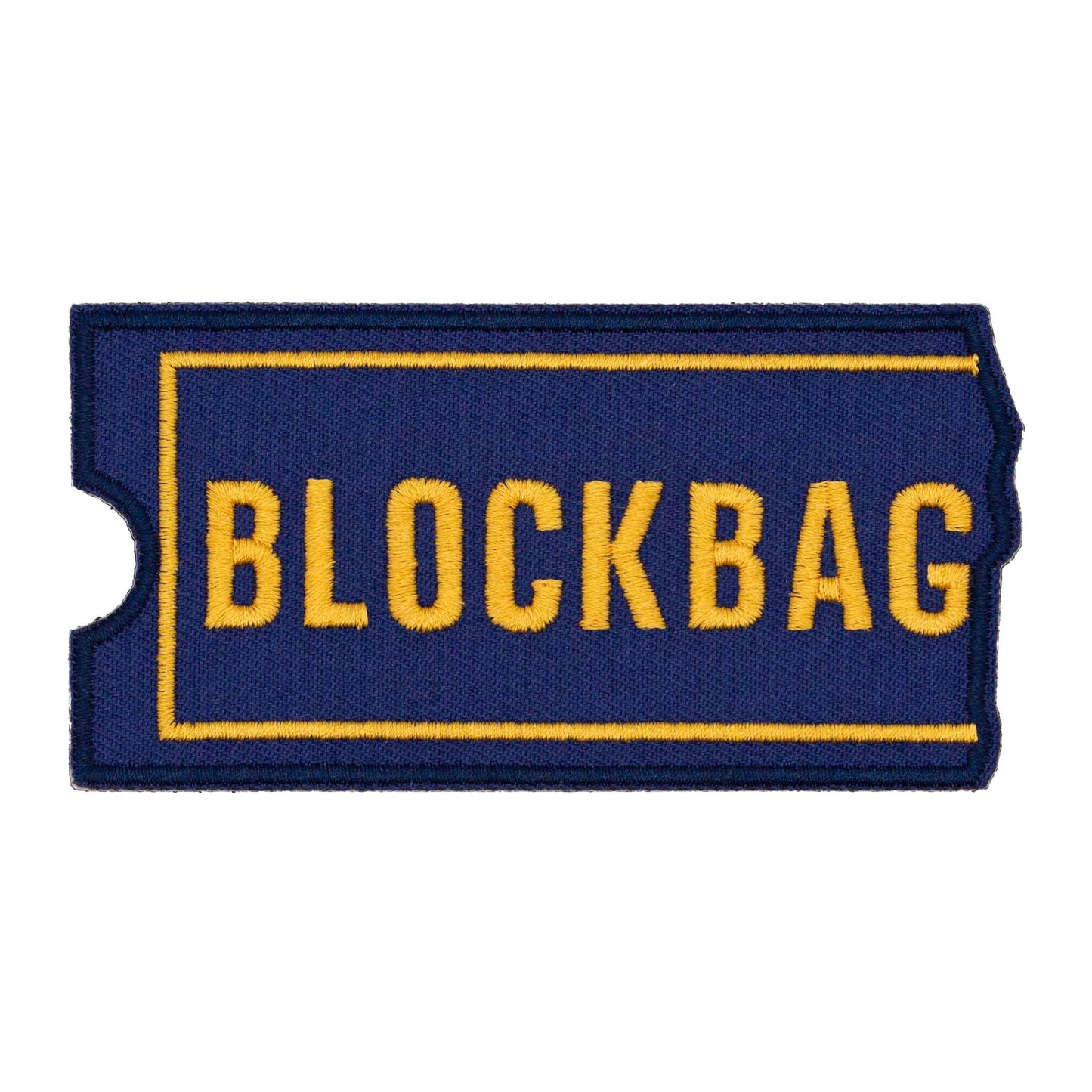 BlockBag Embroidered Velcro Patch