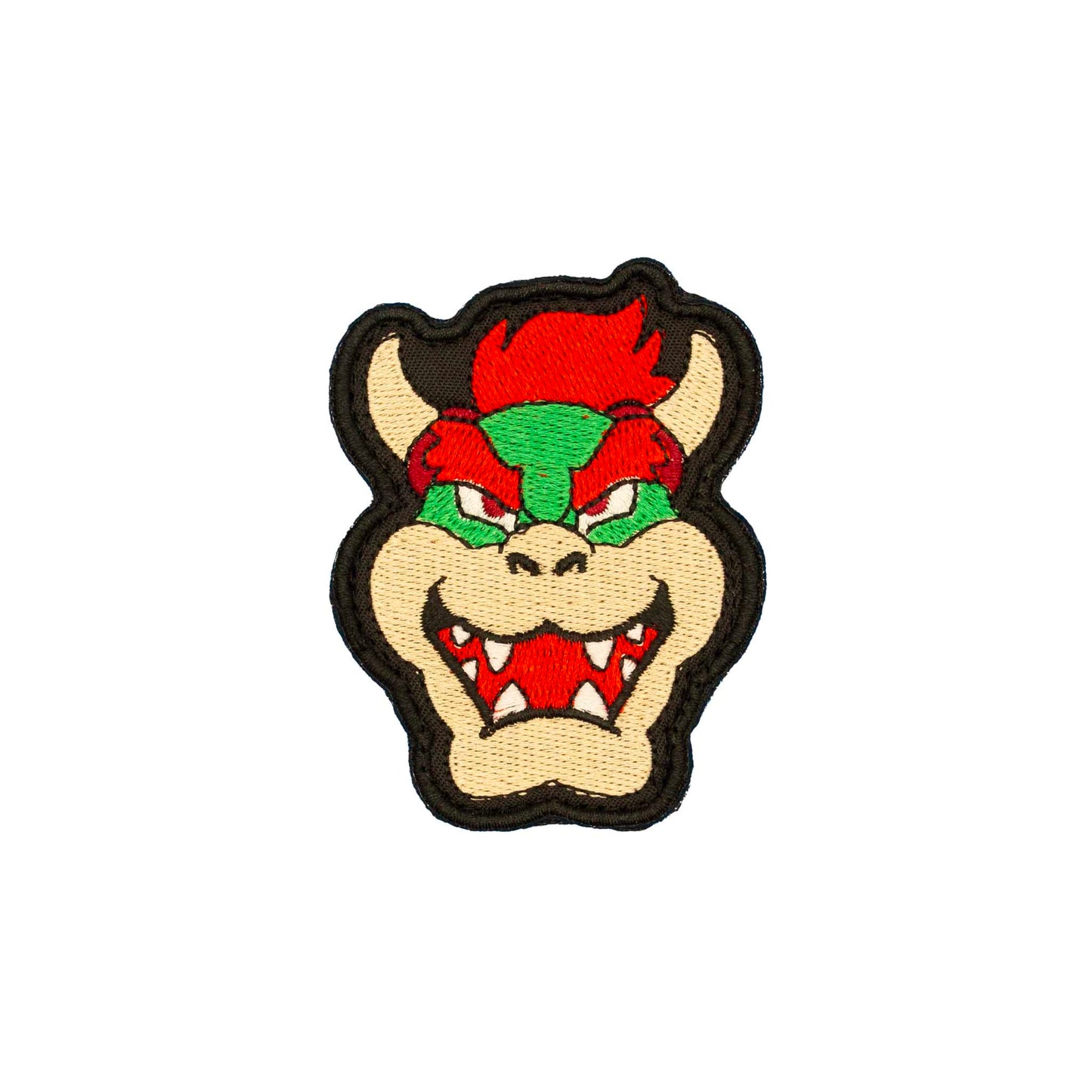 "Bowser" Embroidered Velcro Patch