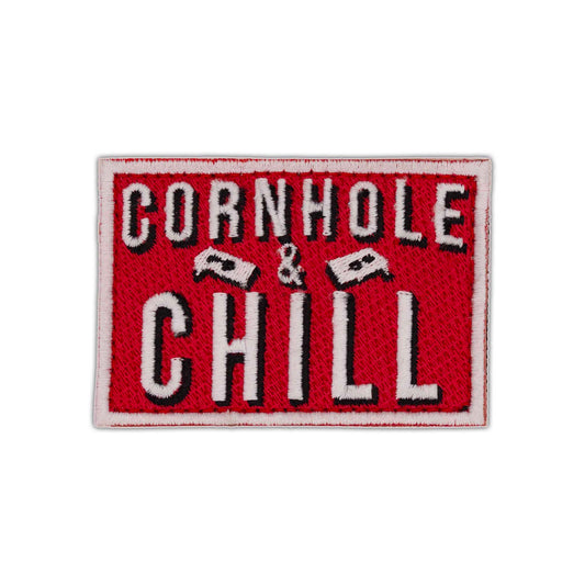 "Cornhole and Chill" (Netflix) Embroidered Velcro Patch
