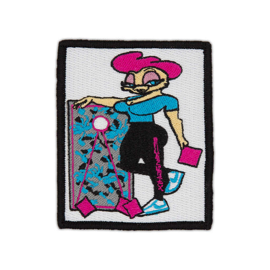 "Cornhole Chix" Embroidered Velcro Patch