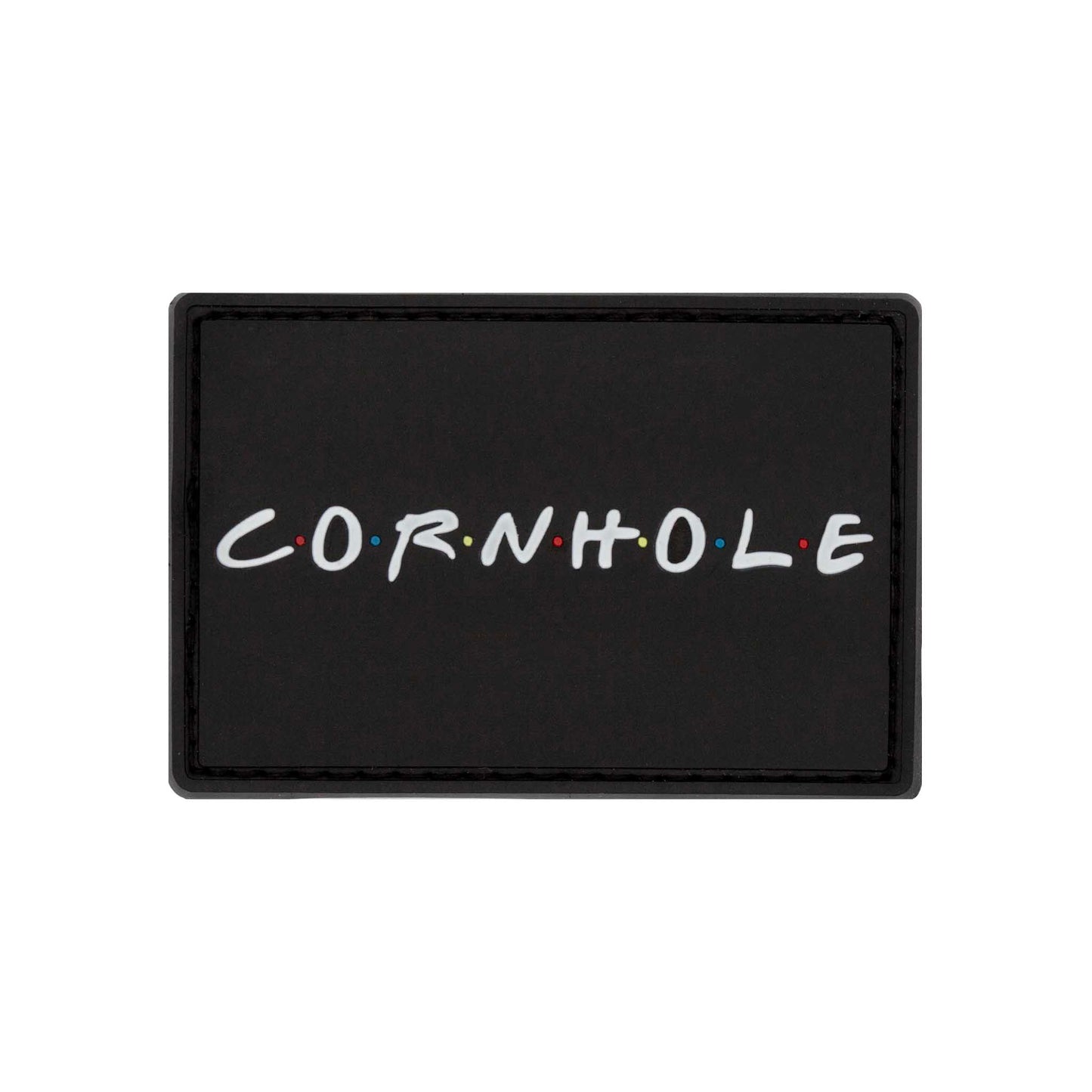 Cornhole Friends Logo PVC Velcro Patch