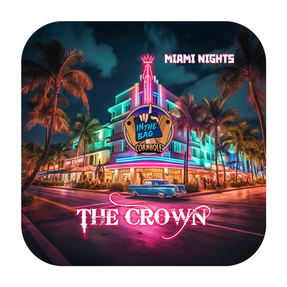THE CROWN Cornhole Bags "City Nights Series: Miami Nights"