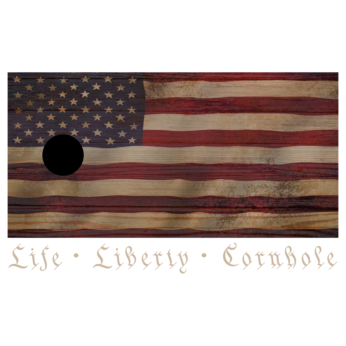 "Life, Liberty, Cornhole" T-Shirt