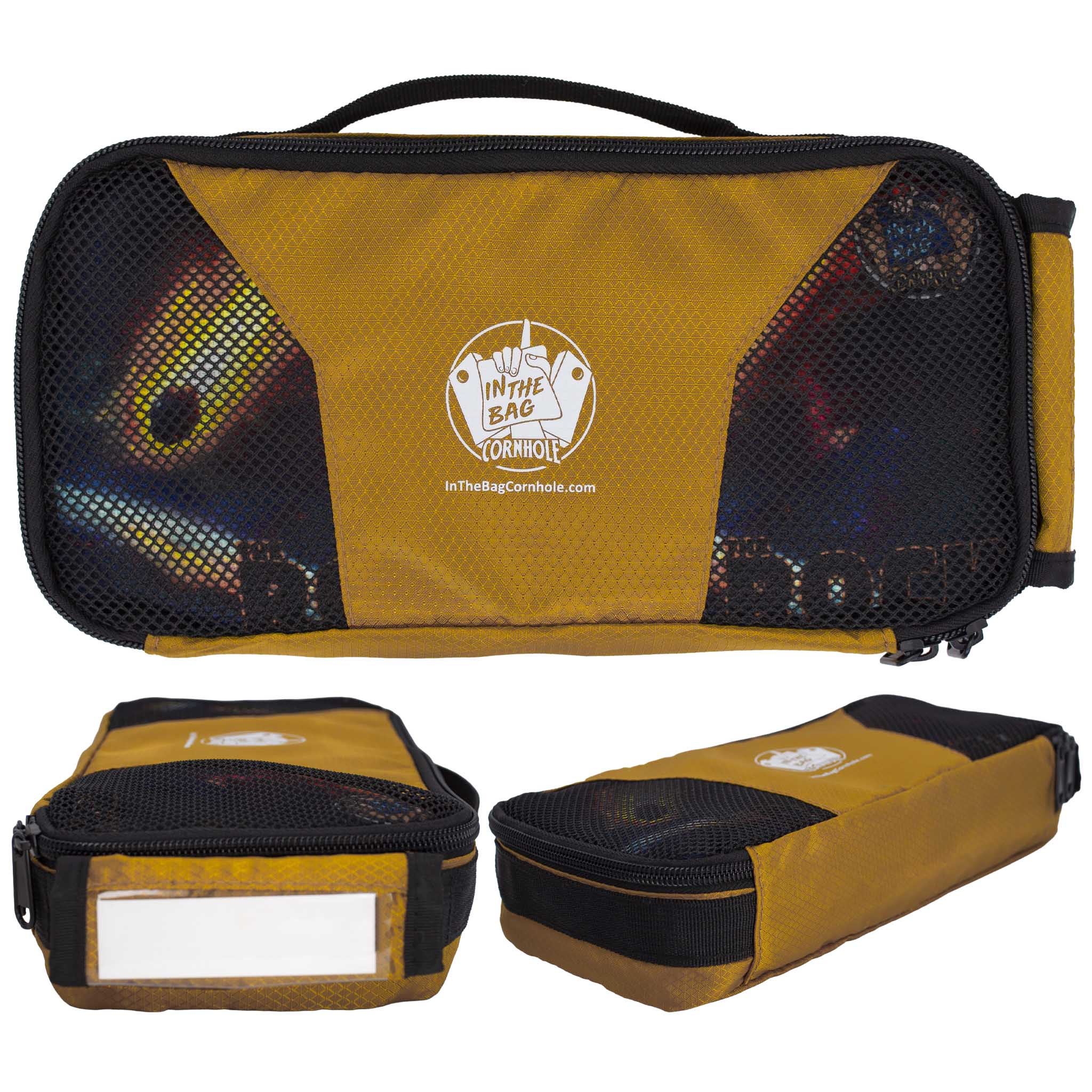 Cornhole Bag Pouch (Gold Color) – In The Bag Cornhole