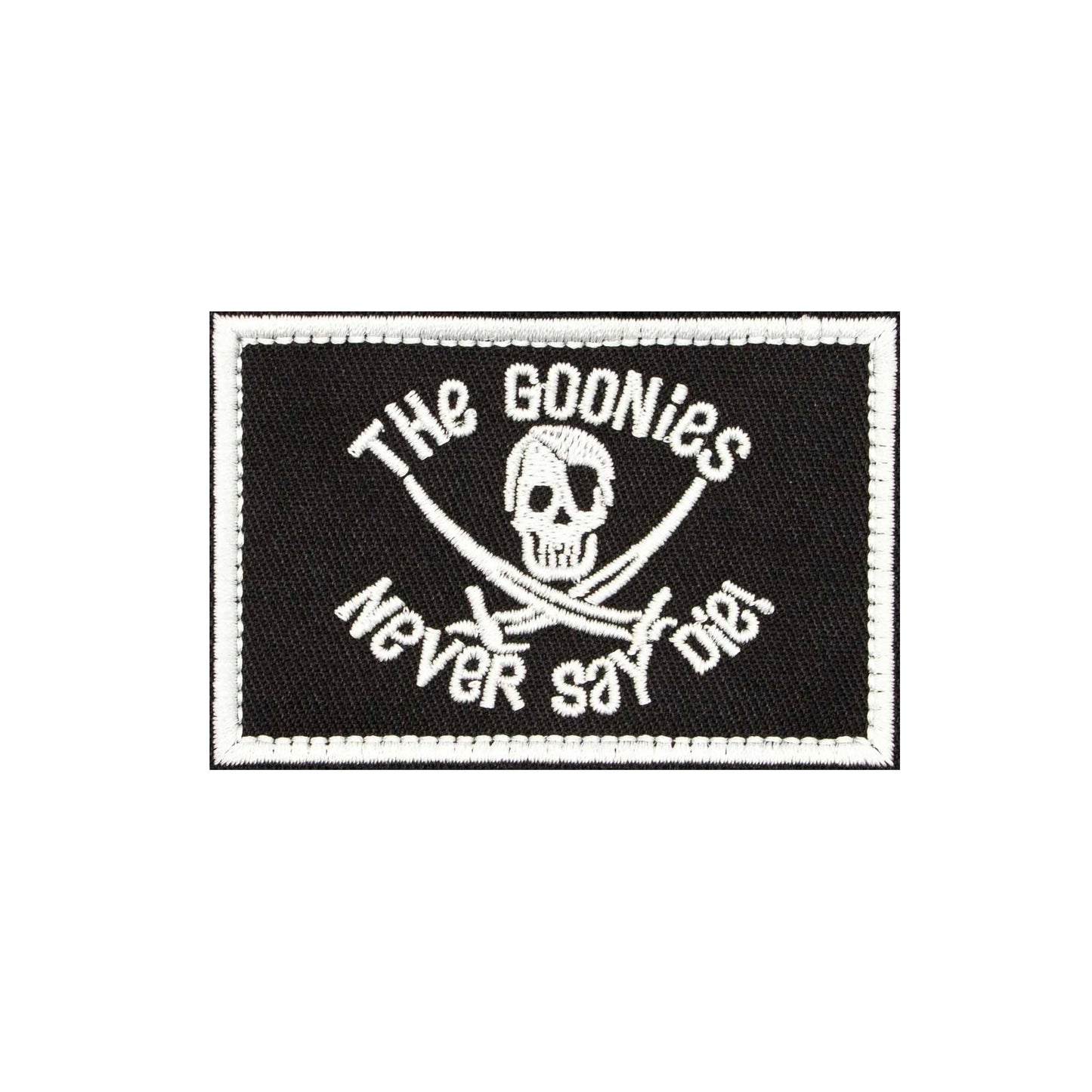 "The Goonies Never Say Die" Embroidered Velcro Patch