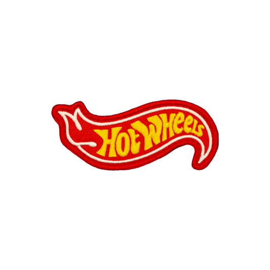 "Hot Wheels" Embroidered Velcro Patch