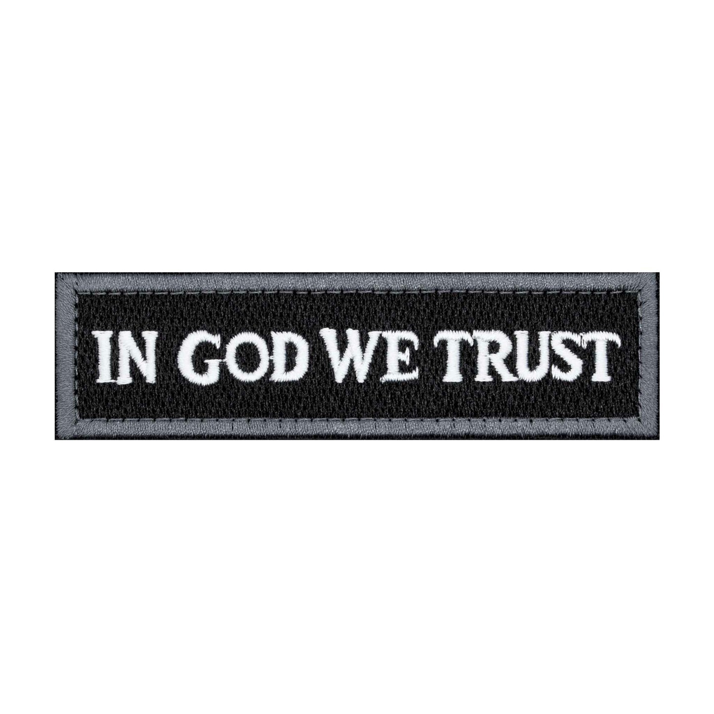 "In God We Trust" Embroidered Velcro Patch