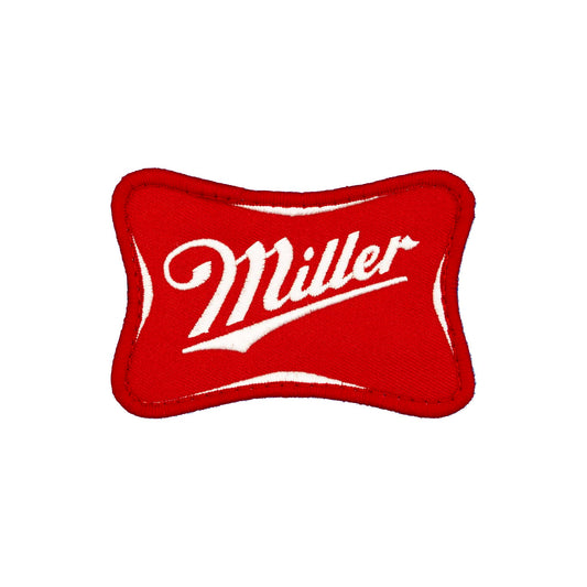 "Miller" Beer Logo Embroidered Velcro Patch