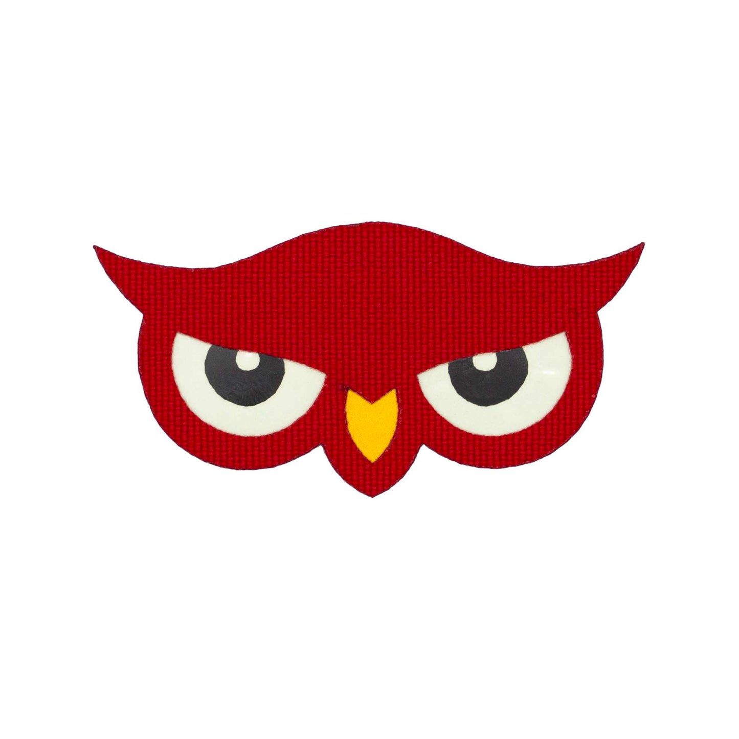 "Red Owl" Glow-In-The-Dark Embroidered Velcro Patch