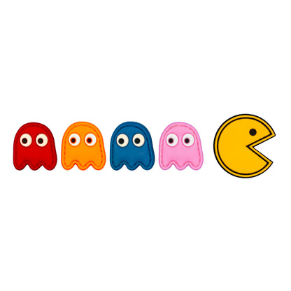 "Pac-Man (5 PIECE)" Mini PVC Velcro Patch