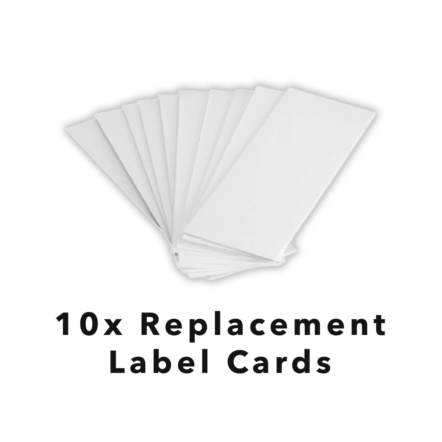 Replacement Bag Pouch Label Cards (10 Cards)