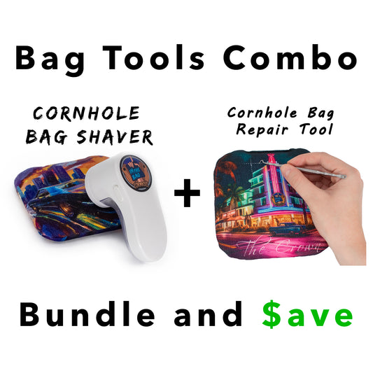 Cornhole Bag Shaver and Repair Tool Combo ($5 Savings)