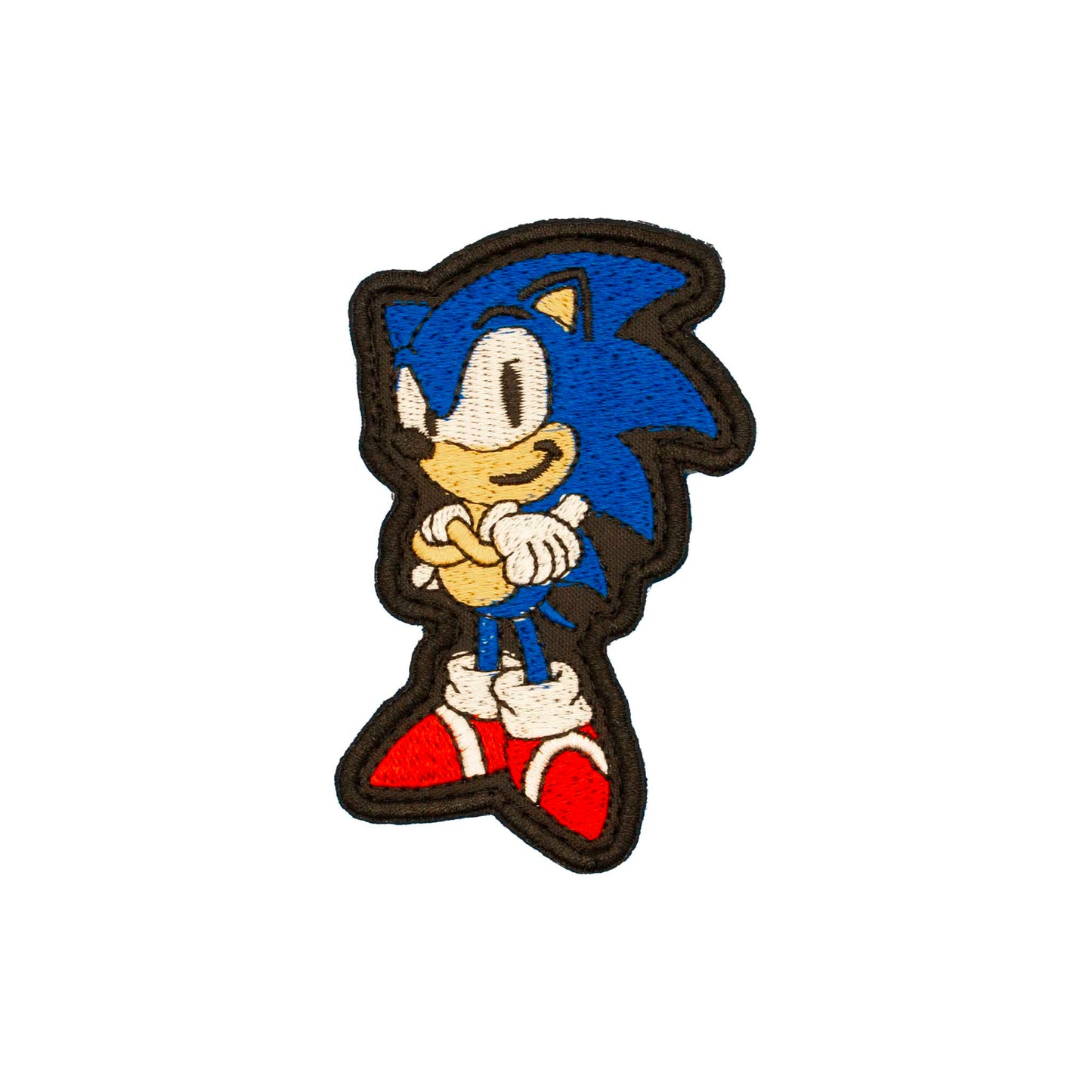 "Sonic The Hedgehog" Embroidered Velcro Patch